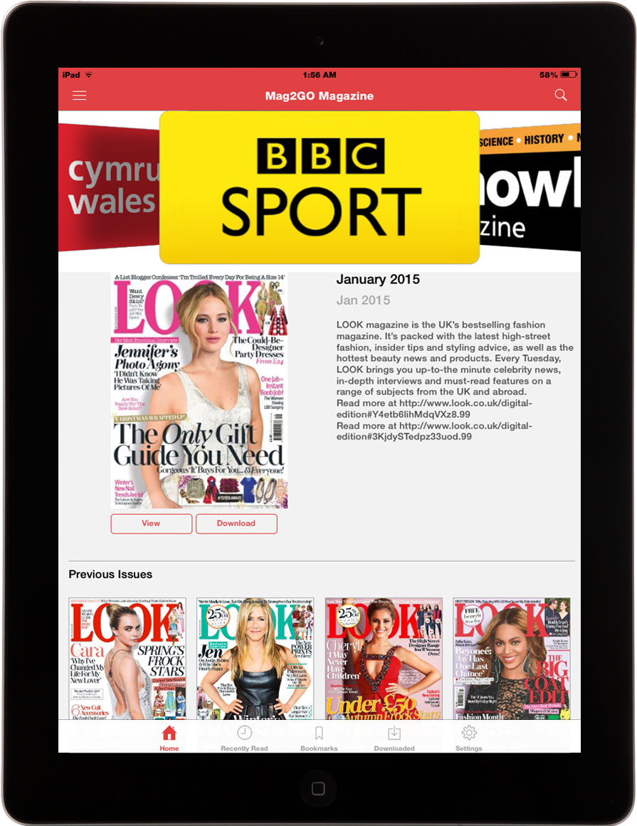 Create mobile apps for your publications.